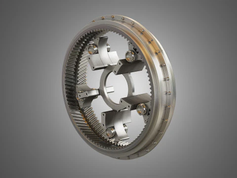 PW GTF-Motorgetriebe 3D Modell