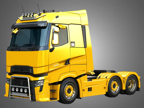 T520 - Вантажівка високої дальності 3D Модель