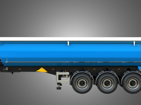 Tipper Semi Trailer Model 3D