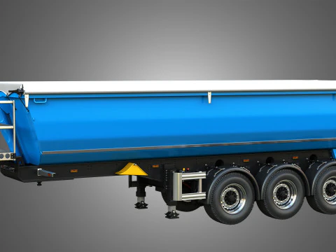 Semi-reboque basculante Modelo 3D