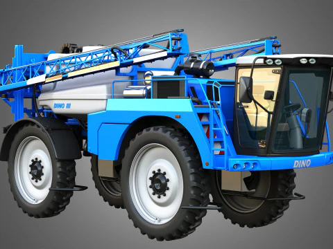 Dino3 Self-Propelled Sprayer - Open and Closed Arms 3D Model