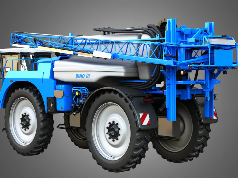 Dino3 Self-Propelled Sprayer - Open and Closed Arms 3D Model