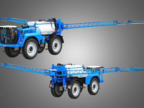 Dino3 Self-Propelled Sprayer - Open and Closed Arms Modelo 3D