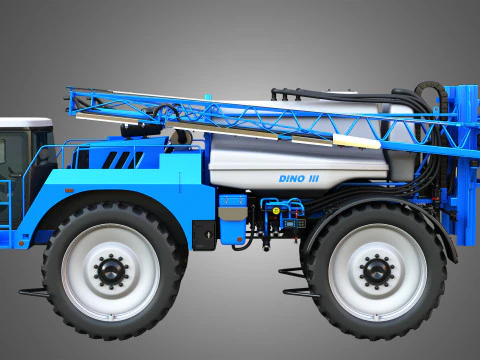 Dino3 Self-Propelled Sprayer - Open and Closed Arms 3D Model