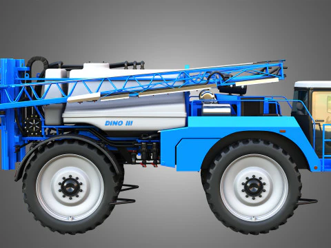 Dino3 Self-Propelled Sprayer - Open and Closed Arms 3D Model