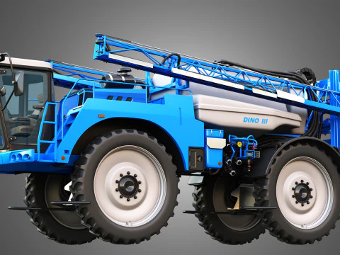 Dino3 Self-Propelled Sprayer - Open and Closed Arms 3D Model