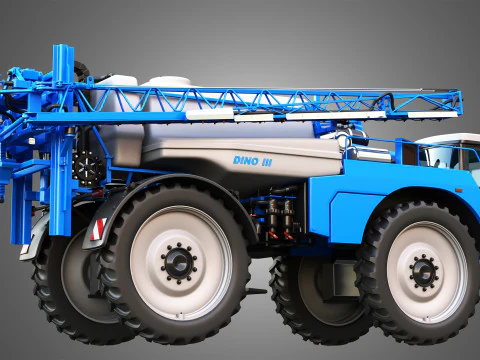 Dino3 Self-Propelled Sprayer - Open and Closed Arms 3D Model