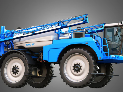 Dino3 Self-Propelled Sprayer - Open and Closed Arms 3D Model