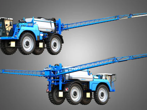 Dino3 Self-Propelled Sprayer - Open and Closed Arms 3D Model