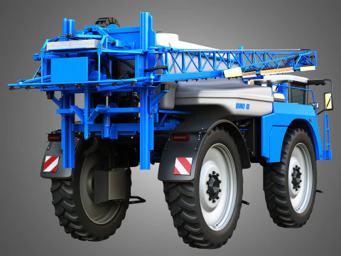 Dino3 Self-Propelled Sprayer - Open and Closed Arms 3D Model