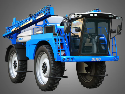 Dino3 Self-Propelled Sprayer - Open and Closed Arms 3D Model