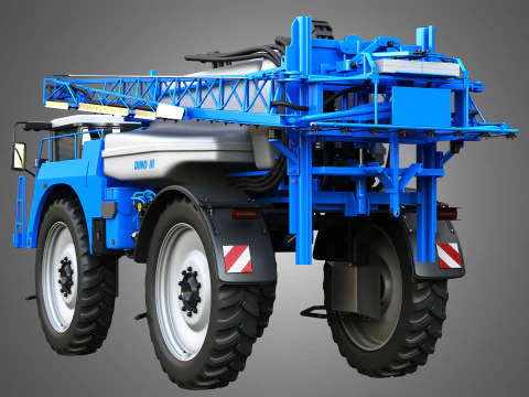 Dino3 Self-Propelled Sprayer - Open and Closed Arms 3D Model