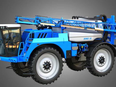 Dino3 Self-Propelled Sprayer - Open and Closed Arms 3D Model