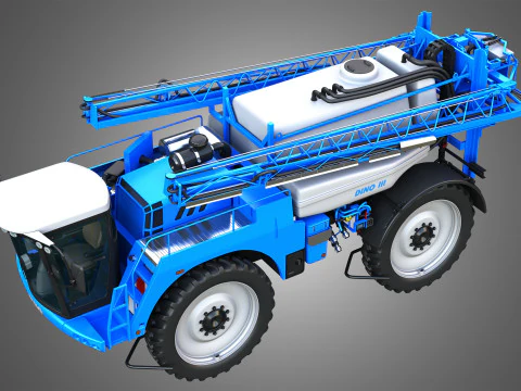 Dino3 Self-Propelled Sprayer - Open and Closed Arms 3D Model