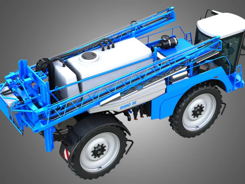 Dino3 Self-Propelled Sprayer - Open and Closed Arms 3D Model