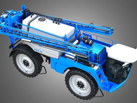 Dino3 Self-Propelled Sprayer - Open and Closed Arms 3D Model