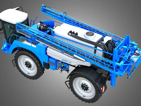 Dino3 Self-Propelled Sprayer - Open and Closed Arms 3D Model