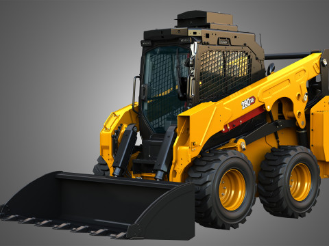 280XE Skid Steer Loader - Bucket Model 3D