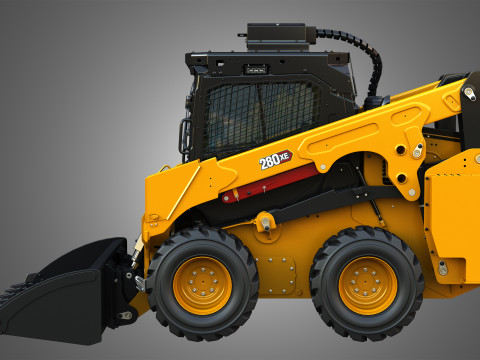 280XE Skid Steer Loader - Bucket 3D Model