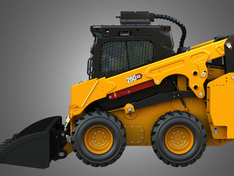 280XE Skid Steer Loader - Bucket 3D Model