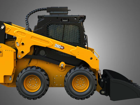 280XE Skid Steer Loader - Bucket 3D Model