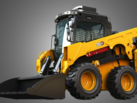 280XE Skid Steer Loader - Bucket 3D Model
