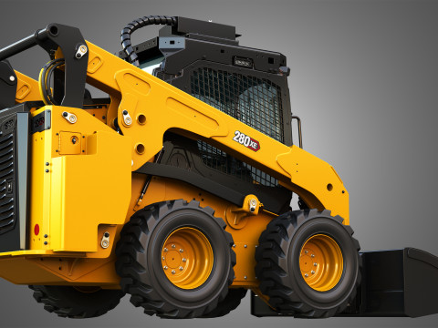 280XE Skid Steer Loader - Bucket 3D Model