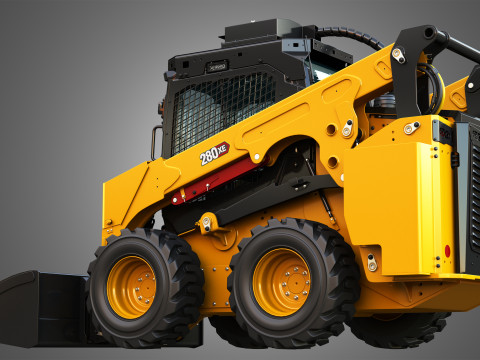 280XE Skid Steer Loader - Bucket 3D Model