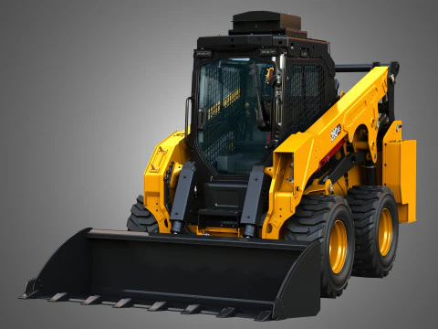 280XE Skid Steer Loader - Bucket 3D Model