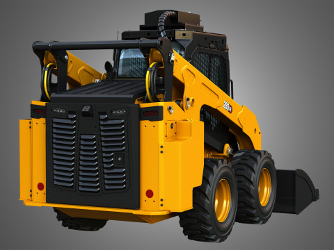 280XE Skid Steer Loader - Bucket 3D Model