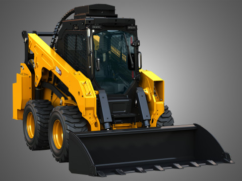 280XE Skid Steer Loader - Bucket 3D Model