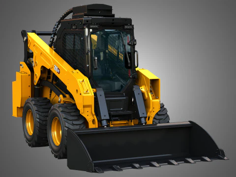 280XE Skid Steer Loader - Bucket 3D Model