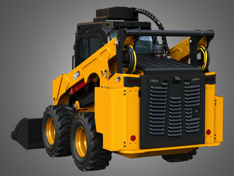 280XE Skid Steer Loader - Bucket 3D Model