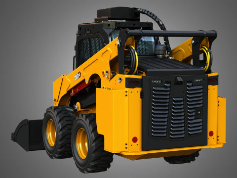 280XE Skid Steer Loader - Bucket 3D Model