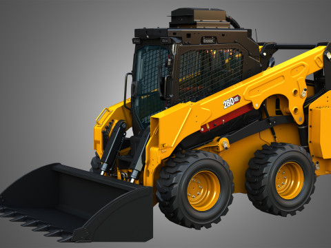 280XE Skid Steer Loader - Bucket 3D Model