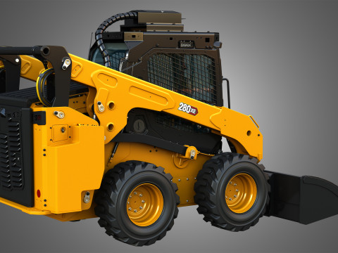 280XE Skid Steer Loader - Bucket 3D Model
