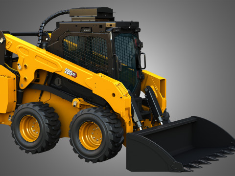 280XE Skid Steer Loader - Bucket 3D Model