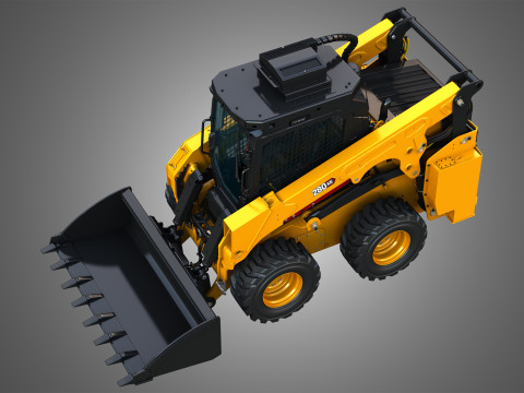 280XE Skid Steer Loader - Bucket 3D Model