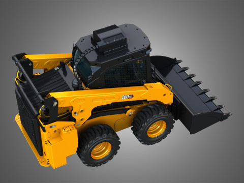 280XE Skid Steer Loader - Bucket 3D Model