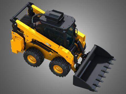 280XE Skid Steer Loader - Bucket 3D Model
