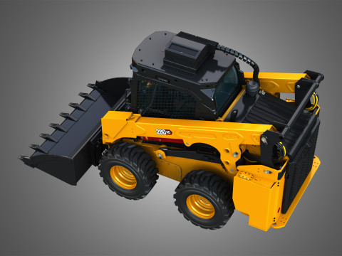 280XE Skid Steer Loader - Bucket 3D Model