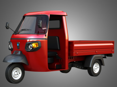 Piaggio Ape Xtra HT 300cc CNG Normal 3Dモデル
