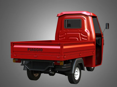 Piaggio Ape Xtra HT 300cc CNG Normal 3D Model