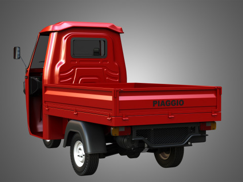 Piaggio Ape Xtra HT 300cc CNG Normal 3D-Modell