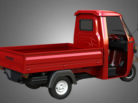 Piaggio Ape Xtra HT 300cc CNG Normal 3D Model