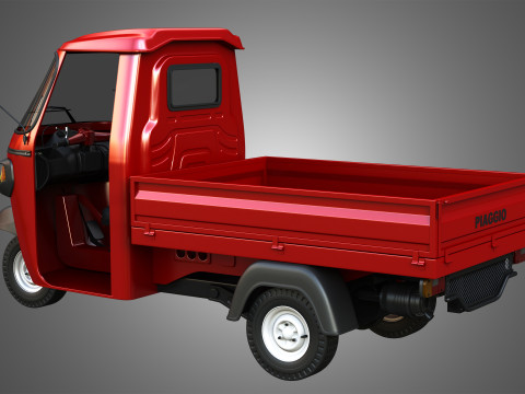 Piaggio Ape Xtra HT 300cc CNG Normal 3D-Modell