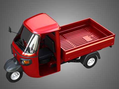 Piaggio Ape Xtra HT 300cc CNG Normal 3D-Modell