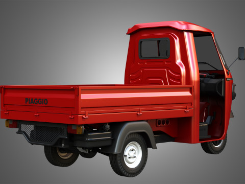 Piaggio Ape Xtra HT 300cc CNG Normal 3D-Modell