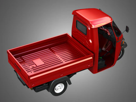 Piaggio Ape Xtra HT 300cc CNG Normal 3D Model
