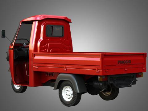 Piaggio Ape Xtra HT 300cc CNG Normal 3D-Modell